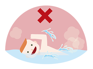 保護者の方は子どもを遊ばせないよう注意しましょう。